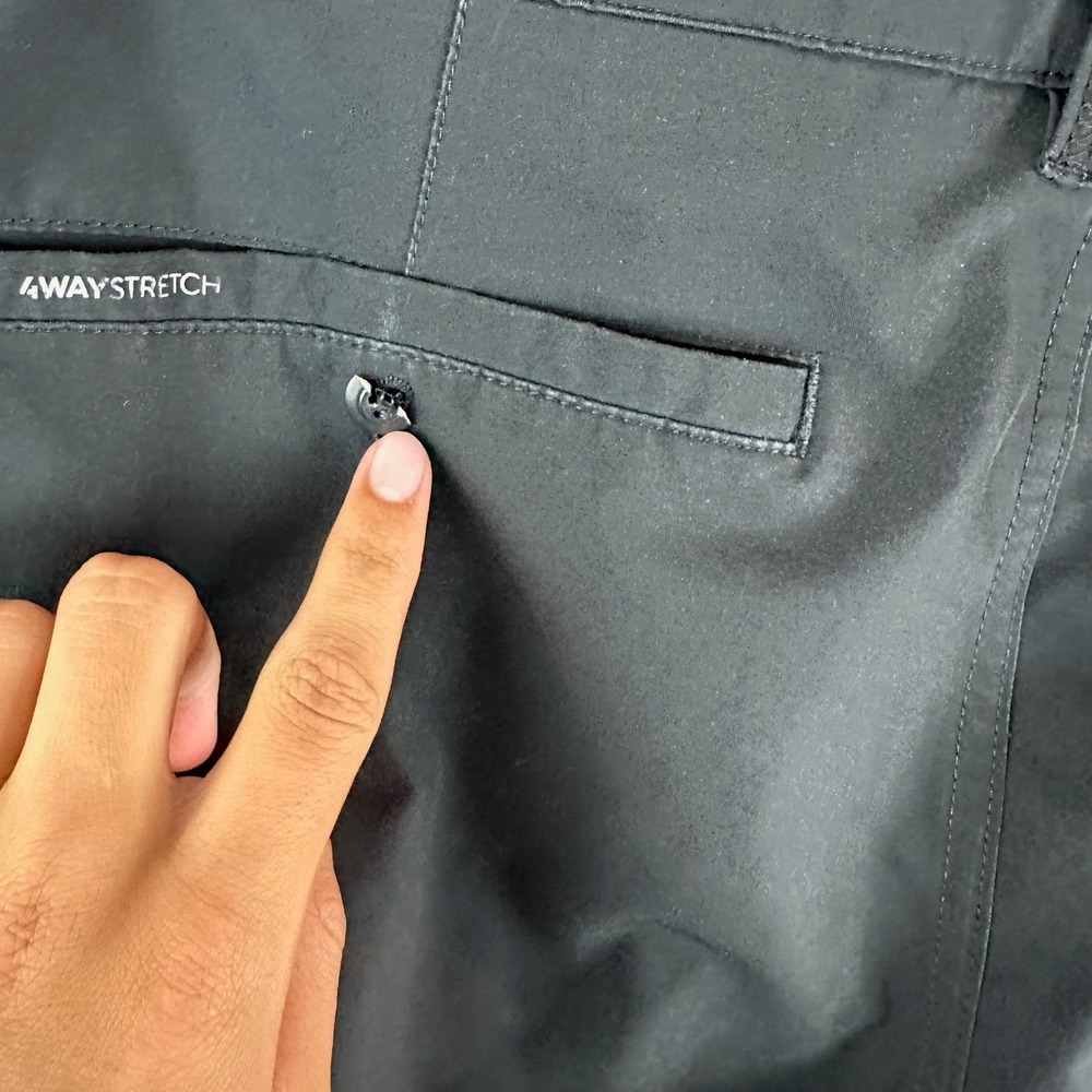 Quiksilver Amphibian Shorts Black 4 Way Stretch‎ Walkshorts Mens Size 34 - Picture 6 of 10
